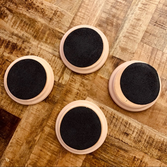 Vintage Boho Terra Cotta Coasters Set of 4 - Picture 6 of 6